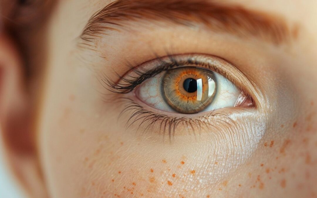 Tache marron sur l'œil : causes, symptômes et traitements efficaces